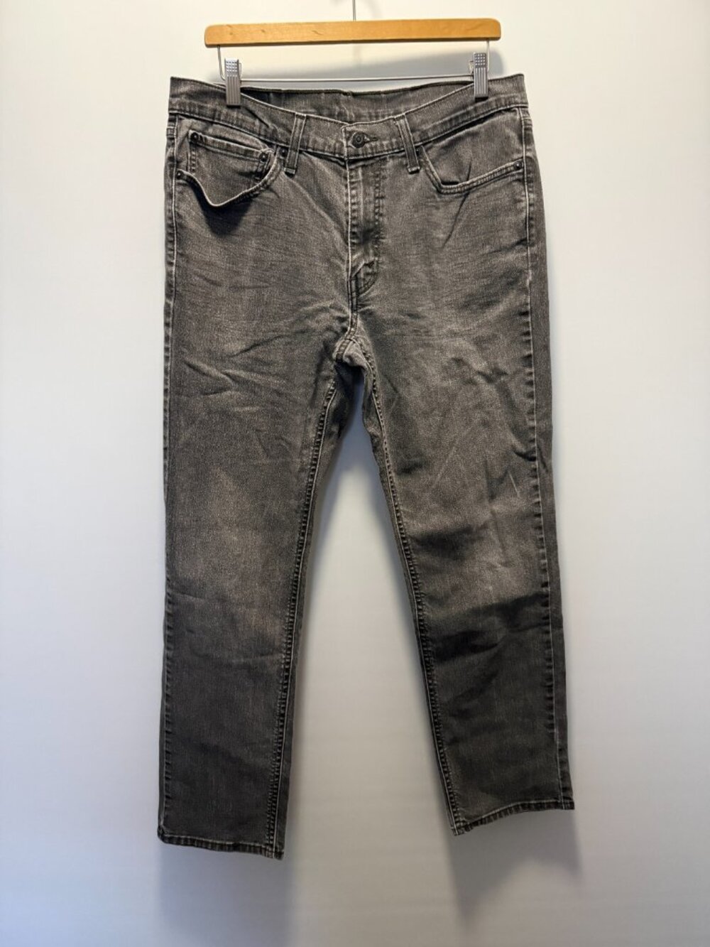 LEVI'S 541 Athletic Taper Denim Jeans Grey Wash Men's 34x32